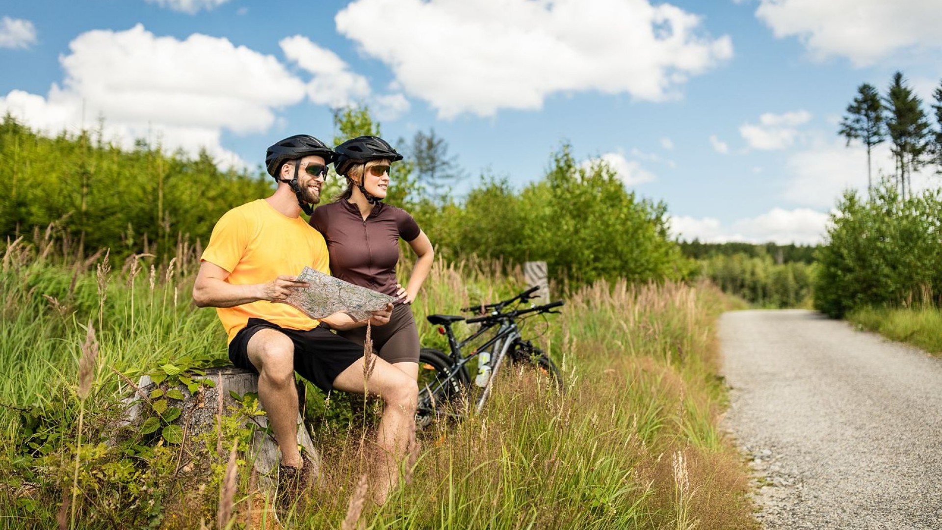 Aktiver Sommer in der Natur