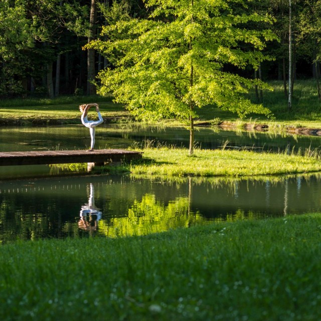 Natáčení online jógového workshopu